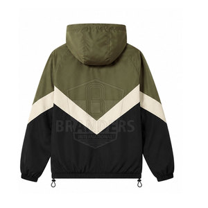 Activewear <b>Men</b> Windbreaker Hooded <b>Short</b> Set With Lightweight <b>Jacket</b> And <b>Shorts</b> For Training Gym Fitness Outdoor Sportswear - Product Image 4