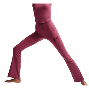 Leggings de yoga évasés taille haute pour femme, élastiques, sans coutures, extensibles dans quatre directions, écologiques, séchage rapide, effet ventre plat et froncé aux fesses - Product Image 2