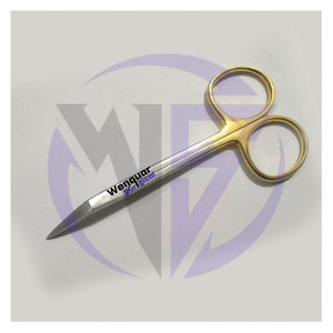 Tijeras Quirúrgicas Wenquar Converse Graefe Doradas, Instrumento Nasal Half Wilmer para Procedimientos ORL, Más Vendidas - Product Image 2