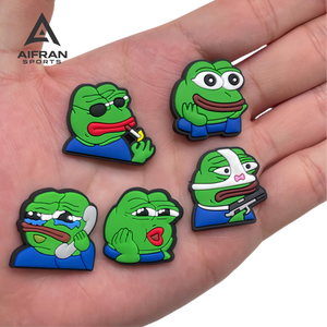 จี้รองเท้ารูปกบการ์ตูนน่ารักจาก AIFRAN วัสดุ PVC นิ่ม ตกแต่งรองเท้าแบบสวม ทำเองได้ ของขวัญสำหรับเด็ก - Product Image 3