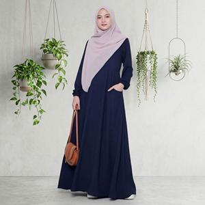 Lightweight Breathable Women Muslim Dubai <b>Dress</b> Islamic Clothing <b>Long</b> Hijab Veil Khimar With Cape Jazz Crepe Niqab Strings - Product Image 5