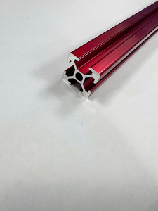 โปรไฟล์อะลูมิเนียมอโนไดซ์แบบ T-Slot ซีรีส์ 6000 รุ่น T351 T851 บริการตัดตามแบบ สีแดง สีเงิน - Product Image 4
