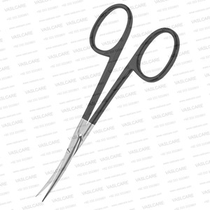 Tijeras Curvas Dentadas Devine-Horton de 11.5 cm, Tijeras Quirúrgicas para Disección de Tejidos Blandos, Cirugía Facial y Plástica - Product Image 2