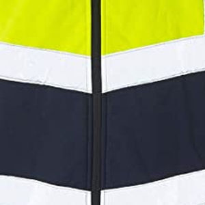 Hi Vis Reflective Safety Work Wear Safety <b>Jacket</b> with Custom Logo Printing Reflective Construction Safety Vest - Product Image 4