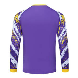 Camisetas de Portero Unisex para Adultos, Camisetas de Fútbol Impresas, Transpirables, de Secado Rápido, Antibacterianas, con Protección UV - Product Image 4