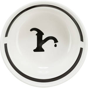 Comedero y Bebedero de Cerámica para Mascotas, 0.25 L/ 13 cm, Opciones de Color Blanco/Negro - Product Image 2