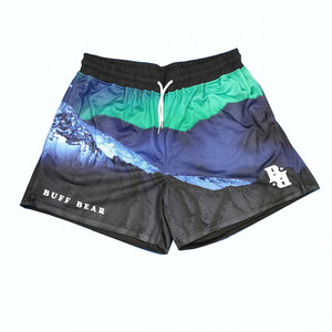 กางเกงขาสั้นวิ่งชายหาดผ้าตาข่ายสำหรับผู้ชาย ขายส่ง ออกแบบลายพิมพ์แบบซับลิเมชั่นเต็มตัว สำหรับออกกำลังกาย ฟิตเนส แห้งเร็ว ระบายอากาศได้ดี - Product Image 3