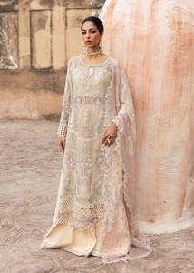 Salwar Kameez en coton bordeaux pour femme Fashionista International avec broderie florale blanche pour pantalon palazzo imprimé traditionnel - Product Image 2