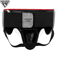 Protège-entrejambe en cuir léger et durable de qualité supérieure pour hommes, idéal pour la boxe, le MMA et le kickboxing, avec logo personnalisé