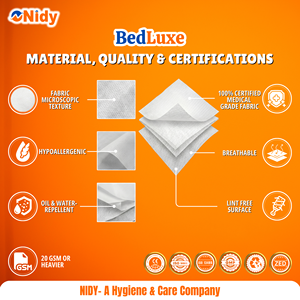 Disposable NIDY Brand Spa <b>Bed</b> Sheets Non-Woven Fabric 80x200 CM Hygienic Soft Fluid-Resistant Breathable Travel-Friendly Home 20 - Product Image 5