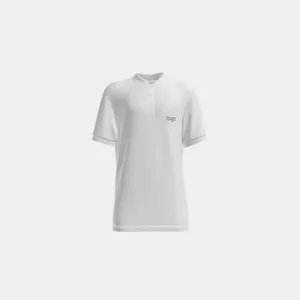 เสื้อโปโลดีไซน์ใหม่สำหรับฤดูร้อน รับสกรีนโลโก้ เสื้อผ้าผู้ชาย แขนสั้น เสื้อยืดโปโลลำลอง ไซส์ใหญ่ เสื้อโปโลชาย - Product Image 5