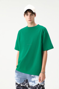 T-shirt d'été recommandé de haute qualité de couleur unie 100% pour hommes et femmes peut être vendu en gros et impression de broderie de logo personnalisée - Product Image 6