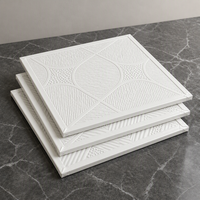 Plaques de plafond en plâtre laminées PVC, panneaux vinyle résistants à l'humidité, modernes pour système de grille suspendue en T