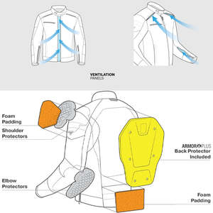 Veste de motard en cuir vintage coupe-vent style café racer d'hiver avec protection corporelle pour les motards - Product Image 4