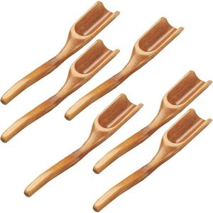 Cucharas de Té de Bambú Natural para Servir Té Suelto, Utensilios Ecológicos para Café y Té - Product Image 1
