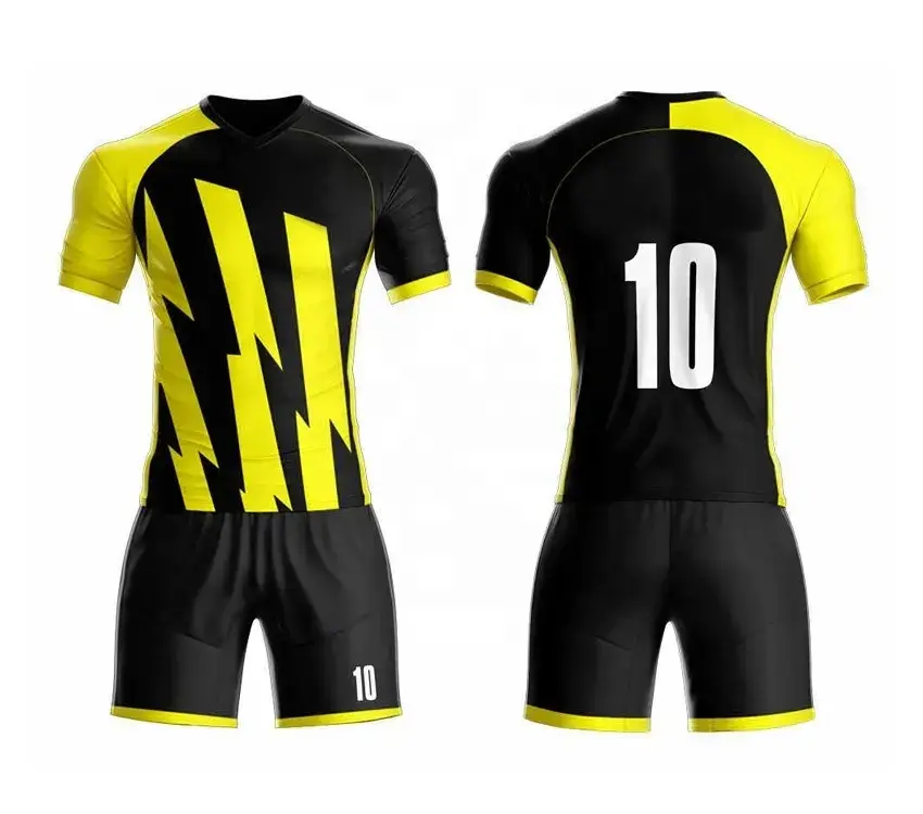Uniforme de equipo de fútbol sublimado, camiseta de fútbol con diseño de sublimación Reversible, uniforme de fútbol personalizado