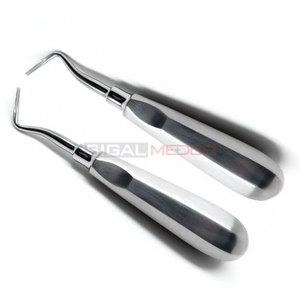 Kit de Extracción Dental, Juego de 2 Elevadores Apicales de Raíz DEL 302 303, Instrumentos Médicos Quirúrgicos de Alta Calidad para Cirugía Oral Dental - Product Image 1