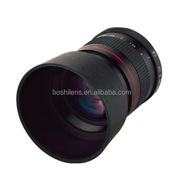 85mm F1.8-22 Fixed Focus Camera Lens with 72mm Filter Diameter, Compatible with Canon Nikon Sony E Mount for High End Portraits