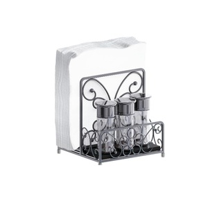 Porta Servilletas Moderno de Alta Calidad con Diseño de Hojas, Dispensador de Servilletas de Mesa, Organizador de Servilletas para Encimera - Product Image 1