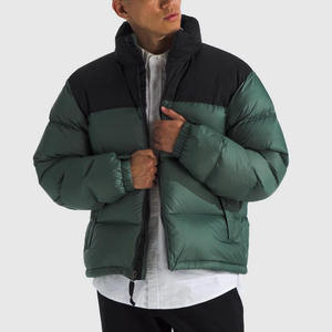 Chaqueta acolchada personalizada para hombre, con cuello alto, impermeable y cortavientos, cálida, para invierno, para actividades al aire libre, tipo burbuja. - Product Image 3
