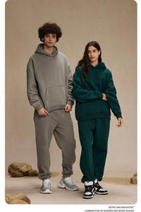 Survêtement personnalisé avec logo et texte, pull-over de haute qualité pour hommes, faible MOQ, vente en gros, coupe oversize pour femmes - Product Image 5