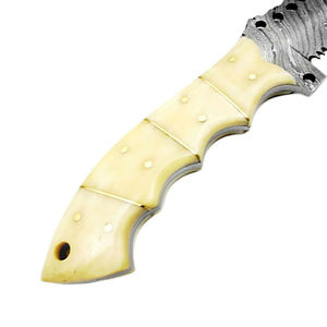 Cuchillos de Acero Inoxidable Damasco Tracker, Cuchillo de Camping de Hoja Fija, Cuchillos de Supervivencia para Exteriores Damasco Tracker - Product Image 6