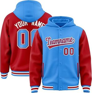 Veste d'hiver confortable pour homme, style Letterman, col montant en laine de mouton, logo frontal, coupe-vent, séchage rapide, respirante, haute qualité - Product Image 1