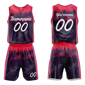 Producto Popular: Conjuntos de Uniformes de Baloncesto Sublimados, Nueva Ropa Deportiva, Conjunto de Camiseta y Pantalones Cortos de Baloncesto para Entrenamiento, Personalización para Equipos - Product Image 1