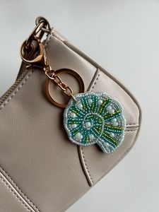 Premium Handcrafted Embroidery Beaded Keychain Beautiful Boho Style <b>Bag</b> <b>Charm</b> Perfect Gift for Her - Product Image 5