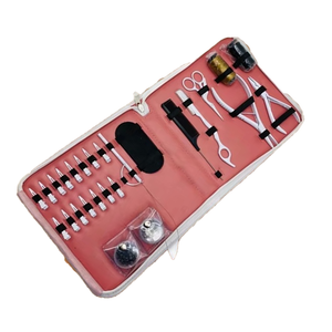 Kit d'outils pour extensions de cheveux : pinces, ciseaux, accessoires pour l'installation et le retrait, en plastique durable et acier inoxydable, prix de gros - Product Image 2
