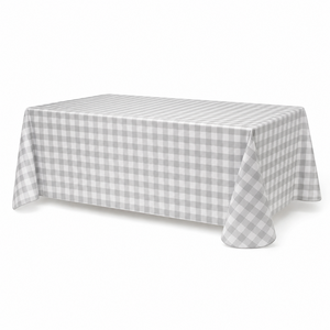 Solid Color 132-Inch Square Plastic Minimalist Washable Customizable Banquet <b>Tablecloth</b> - Product Image 1