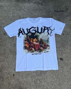 Camiseta gráfica de alta calidad 100% algodón, estilo urbano oversize, unisex, con estampado personalizado, camiseta de verano. - Product Image 1