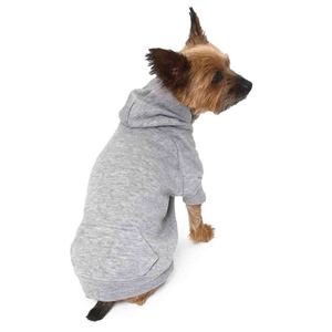 High Quality 100% Cotton Plain Dog Hoodie Wholesale Fleece Customizable Pattern Windproof Breathable Large Dog Clothing - Product Image 1