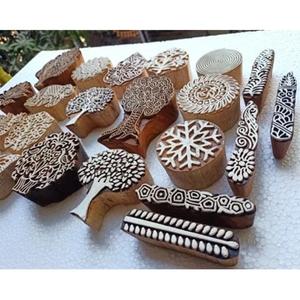 Sellos de madera para henna |   Accesorios Ecológicos para Manualidades DIY |   Suministro al por Mayor, Marca Privada Disponible |   Color Oscuro de Larga Duración - Product Image 2