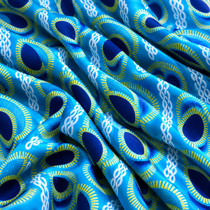 Tissu imprimé wax pour Kaftan Abaya des Émirats Arabes Unis, satin doux, imprimé numérique, broderie, pour les acheteurs de textiles de mode modeste - Product Image 3