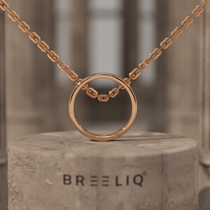 14K Gold Minimal Circle Pendant Necklace Adjustable <b>Cable</b> Chain Geometric Round Charm Necklace for Women - Product Image 6