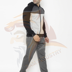 Wholesale Customized Design Men Winter Hooded Tracksuits Set New Style High Street Wear Regular Fit Drawstring Closure for - Product Image 2