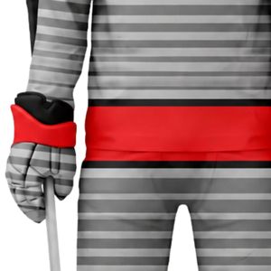 Gray Red Black <b>Ice</b> Hockey Uniform for Men Professional Hockey Jersey and Pant Set Breathable Lightweight Athletic Team Match - Product Image 6