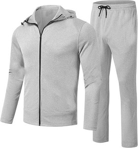 New Design Men's Two-Piece Jogger <b>Set</b> Flare Sweat Pants and Hooded Tracksuit 100% Cotton Maternity Feature for Winter Season - Product Image 3