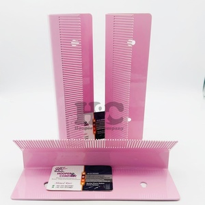 Soporte de pared rosa de acero inoxidable para pelucas, con opción de logotipo personalizado, soporte de pared para extensiones de cabello, para herramientas de peinado de sujeción fuerte - Product Image 3