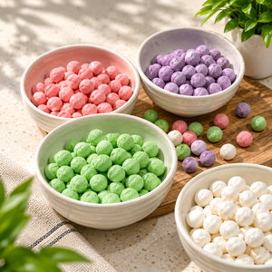 ไข่มุกบัวลอยสีฟ้าสดใส KEI FU สำหรับชานมไข่มุก ขายส่ง - Product Image 5