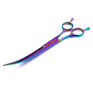 Ciseaux à cheveux professionnels multicolores, nouveau style, extra-affûtés, en acier inoxydable de qualité supérieure, ciseaux de barbier, poignée durable - Product Image 2
