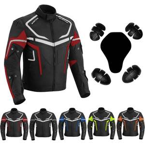 Veste de moto pour homme Bacca Moto, haute qualité, imperméable, homologuée CE, pour la course automobile et la conduite à moto - Product Image 4