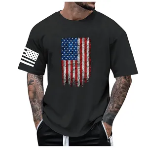 Men's <b>Black</b> Short Sleeve T-<b>Shirt</b> O-Neck Regular Fit Casual Jersey Cotton Blend Soft 320g <b>Silk</b> Screen Printed - Product Image 4