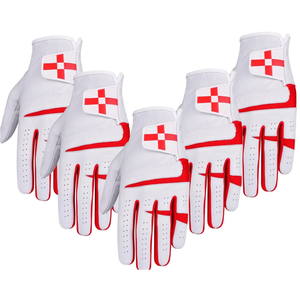 Guantes de Golf Flexibles de Cuero Genuino con Agarre Suave, Material Transpirable y Diseño Impermeable para Entrenamientos Deportivos al Aire Libre - Product Image 1