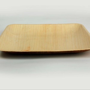 Elegantes Platos Desechables de Palma Areca, Duraderos, Resistentes a Cortes, Biodegradables, para Bodas, Fiestas y Eventos Corporativos - Product Image 3