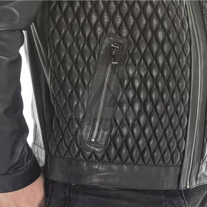 Hot Selling Men Clothing Leather <b>Jacket</b> New Fashion Men Leather <b>Jacket</b> Windproof Leather <b>Jacket</b> - Product Image 4