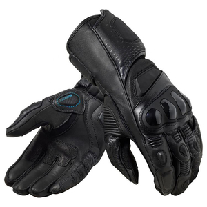 Gants de moto en cuir véritable pour hommes, gants de course d'été à doigts entiers, compatibles avec les écrans tactiles, équipement de conduite sécurisé pour moto - Product Image 3