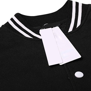 Oem Supplier Wholesale Custom Logo Casual Embroidery Long Sleeve Streetwear Bomber Outwear <b>Baseball</b> Cotton <b>Men</b> Varsity <b>Jacket</b> - Product Image 5
