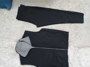 Ensemble de survêtement réversible à fermeture éclair pour homme, 2 pièces, veste et pantalon de jogging, tricoté, thermique, tenue décontractée, automne - Product Image 5